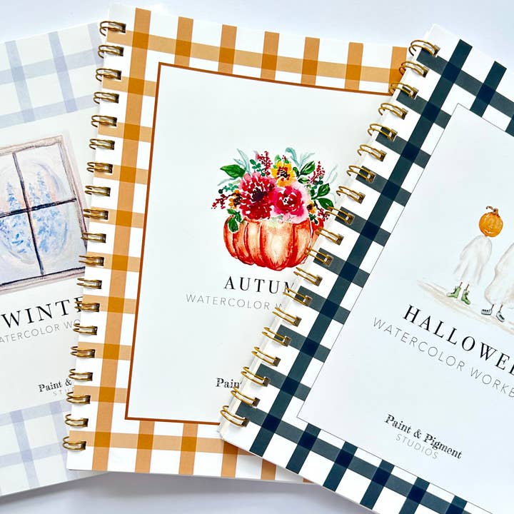 Paint & Pigment Studios - Wholesale Sketchbook/Sketchpad - Halloween Watercolor Workbook 5
