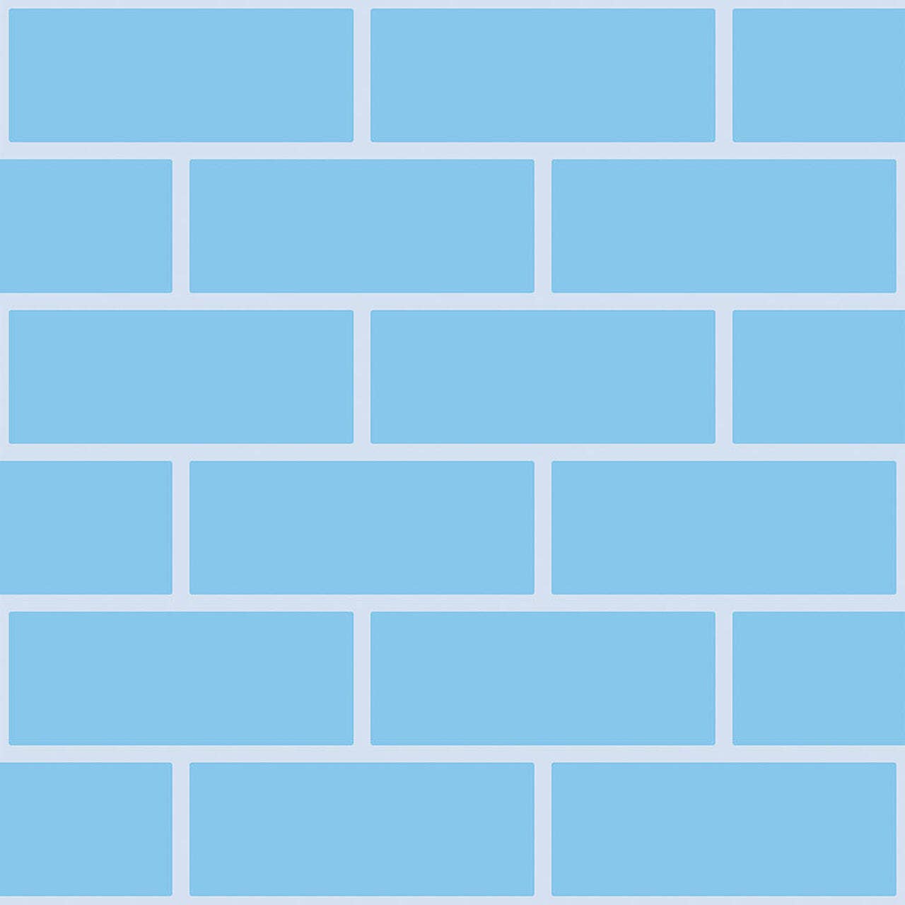 Mineheart – wholesale Wallpaper – Tonal blue bricks Outline wallpaper0