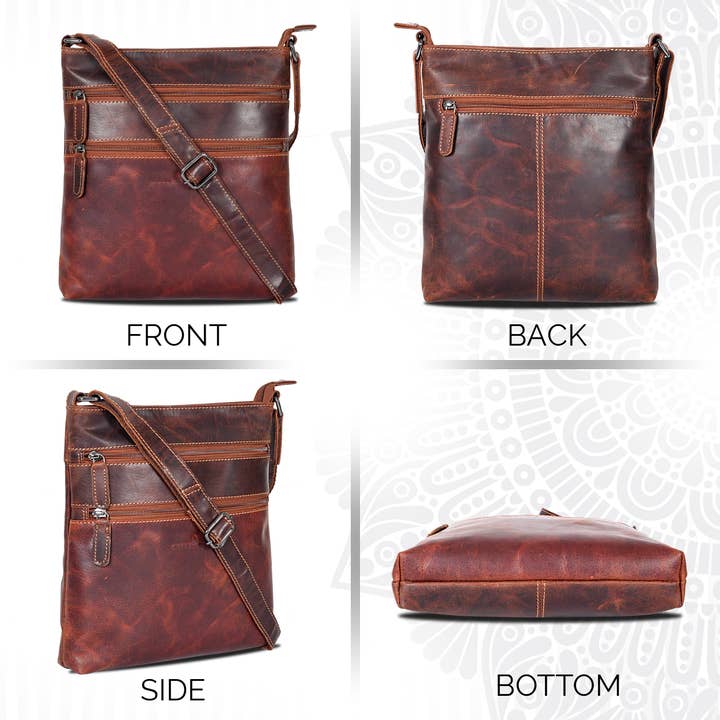 Greenwood Leather - Wholesale Crossbody Bag - Women's - Leather Crossbody Purse
