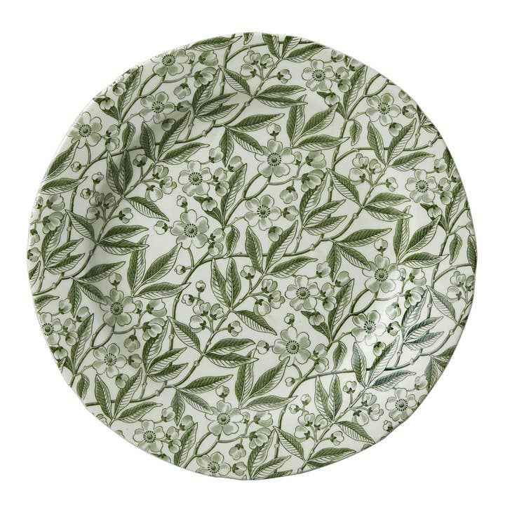 Burleigh - Wholesale Dinner Plate - Green Prunus Plate Dinner Plate