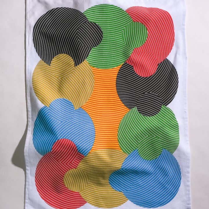 Mezzaluna Studio - Wholesale Tea Towel - Planets Tea Towel