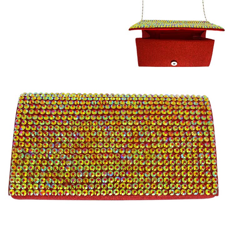 SP Sophia Collection - Vente Pochette – femme - Pochette de soirée Bling en strass1