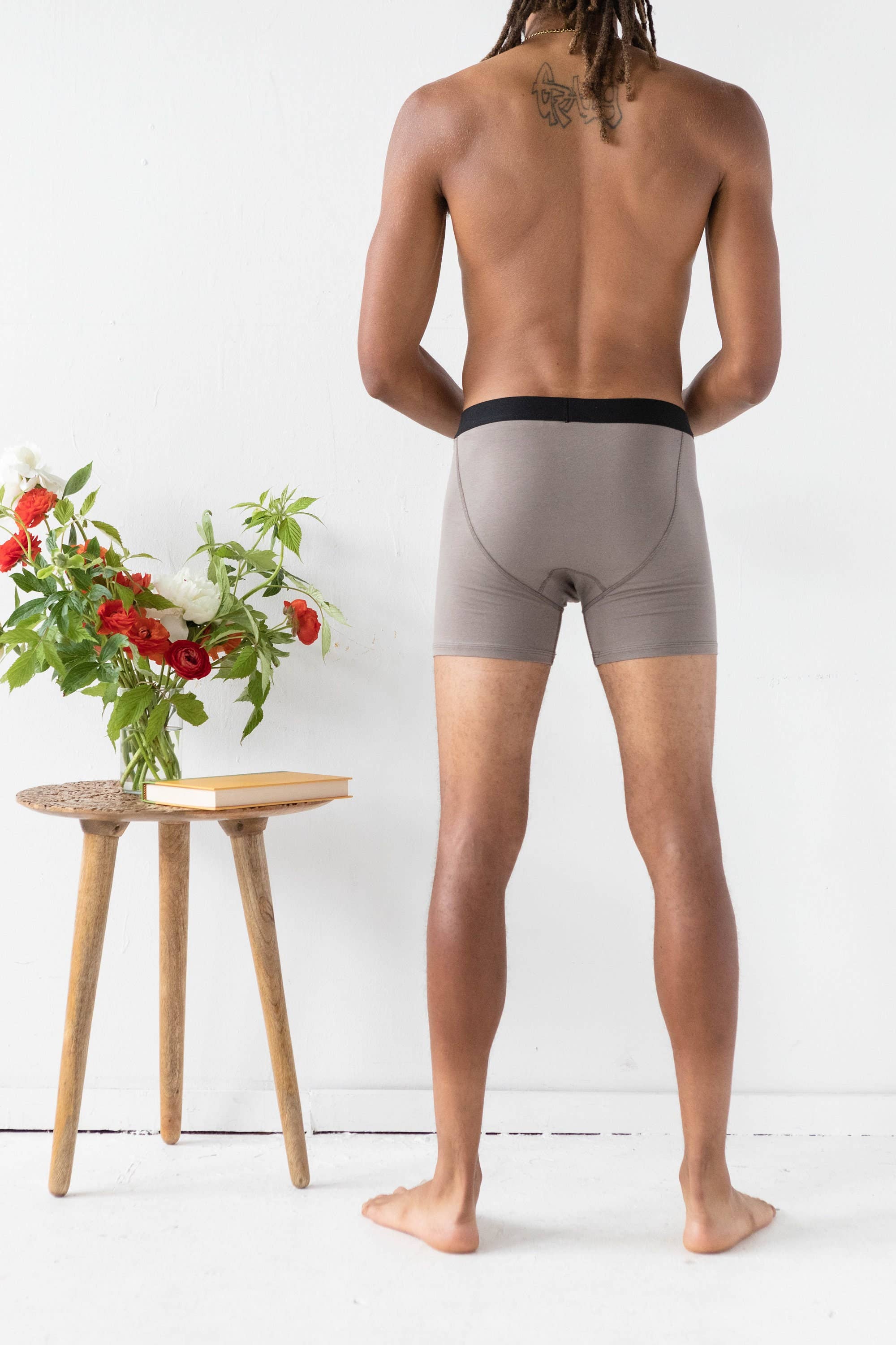 UNA PLUMA - Wholesale Underwear - Men's - Organic Cotton Boxer Briefs - Single Pair of Men’s Underwear3