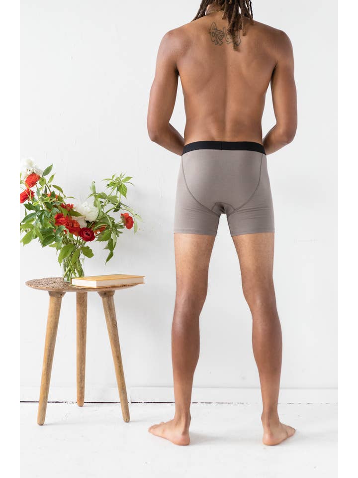 UNA PLUMA - Wholesale Underwear - Men's - Organic Cotton Boxer Briefs - Single Pair of Men’s Underwear3