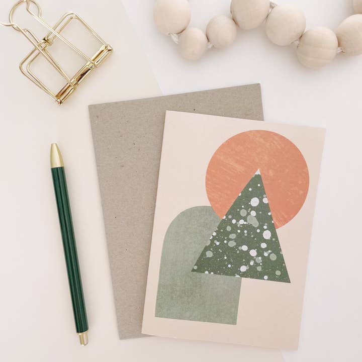 ART SERIES - Greeting Card - Spot the Triangle for wholesale by Stella Patrice