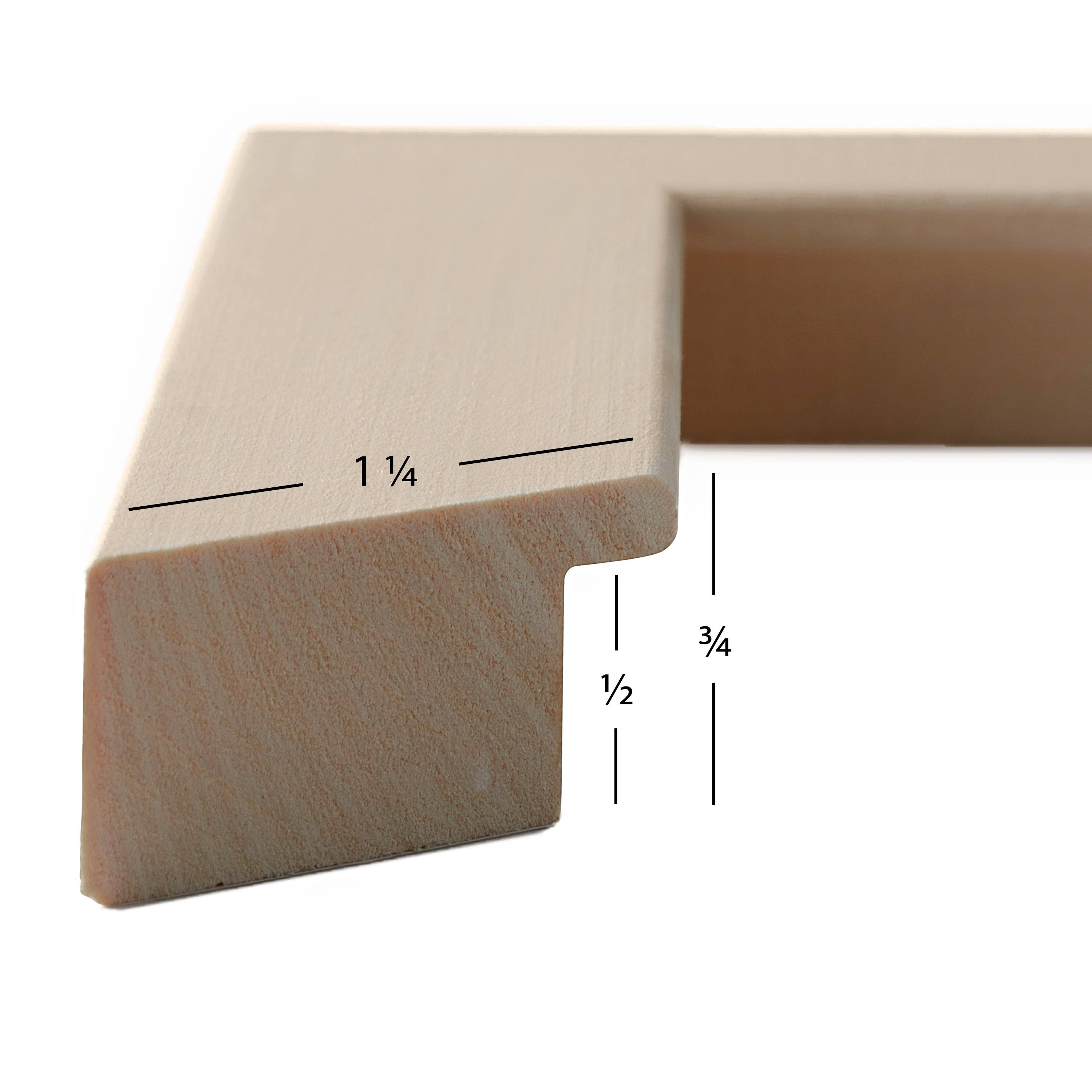 Craig Frames - Vente Cadres photos - Cadre photo 8x10, bois naturel de tilleul 125, assemblé1