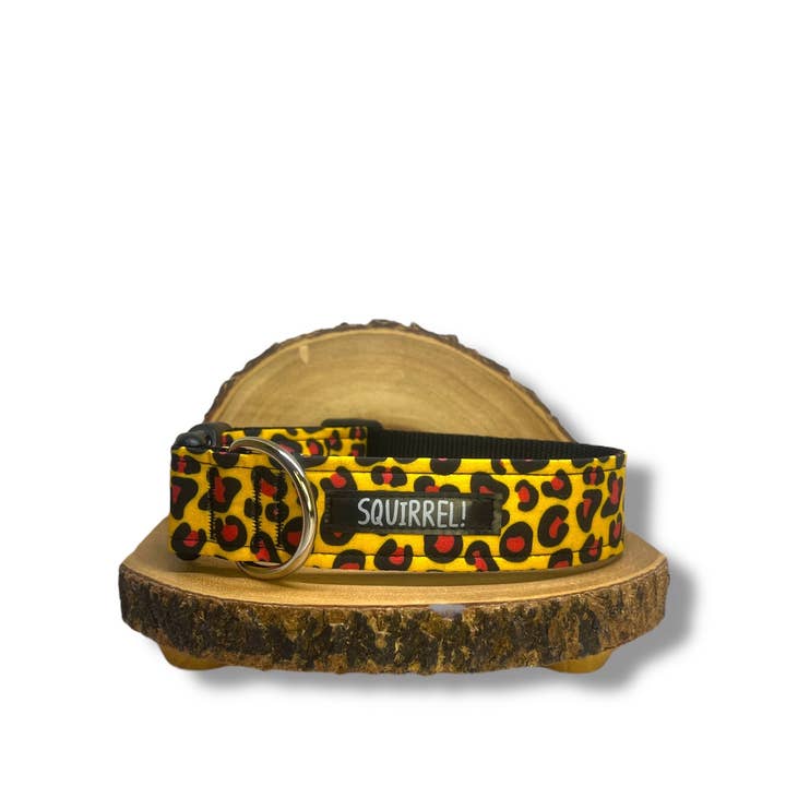 Coleira Chiefs Cheetah (amarela) por atacado de Squirrel!