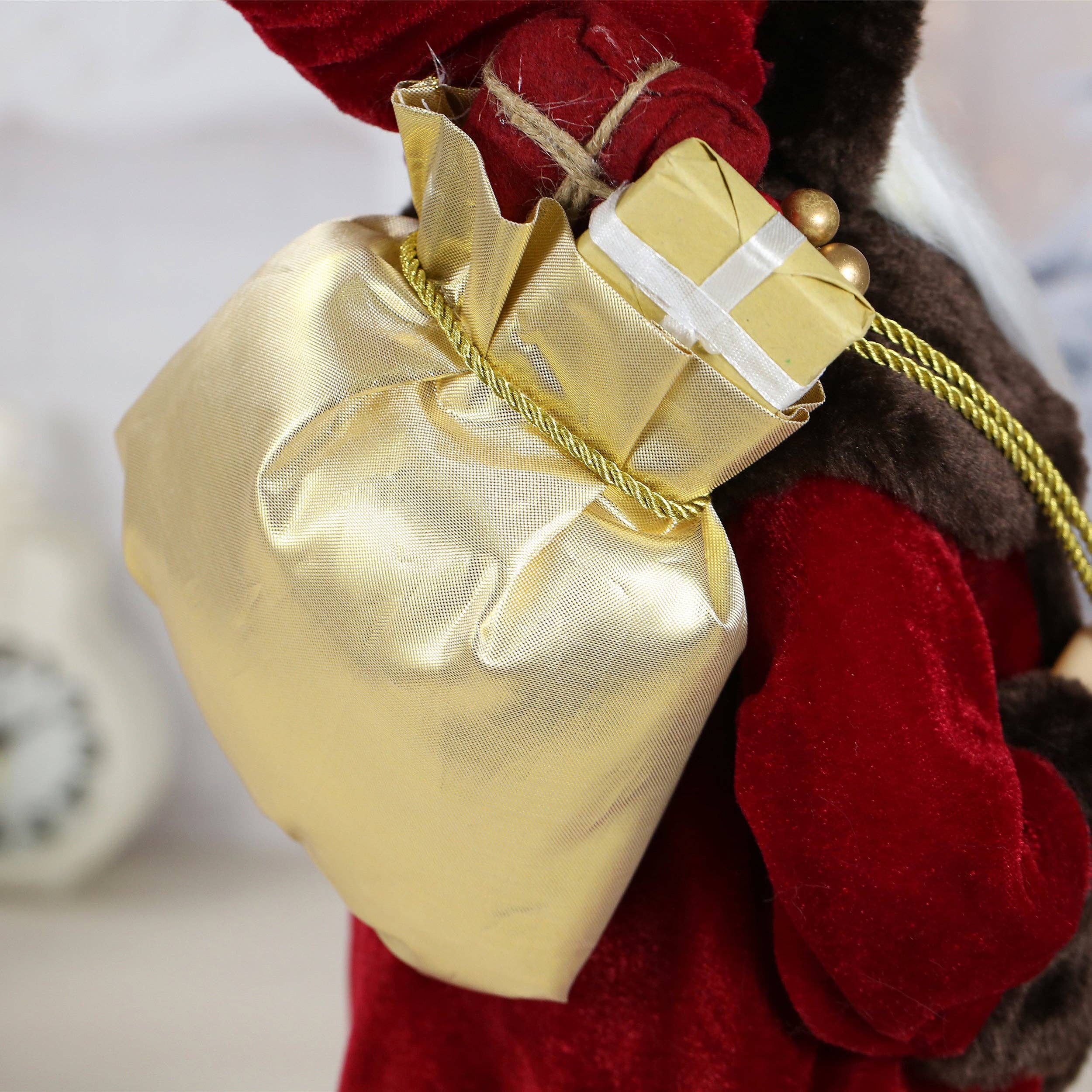 SINT - Wholesale Christmas Decoration - SINT 18 Inch Christmas Standing Santa Claus Doll Statue Figurine Ornament9