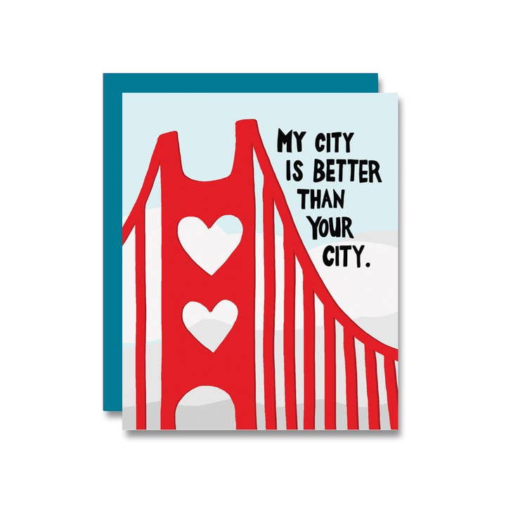 PapaLlama - Wholesale Love Card - San Francisco Is Better