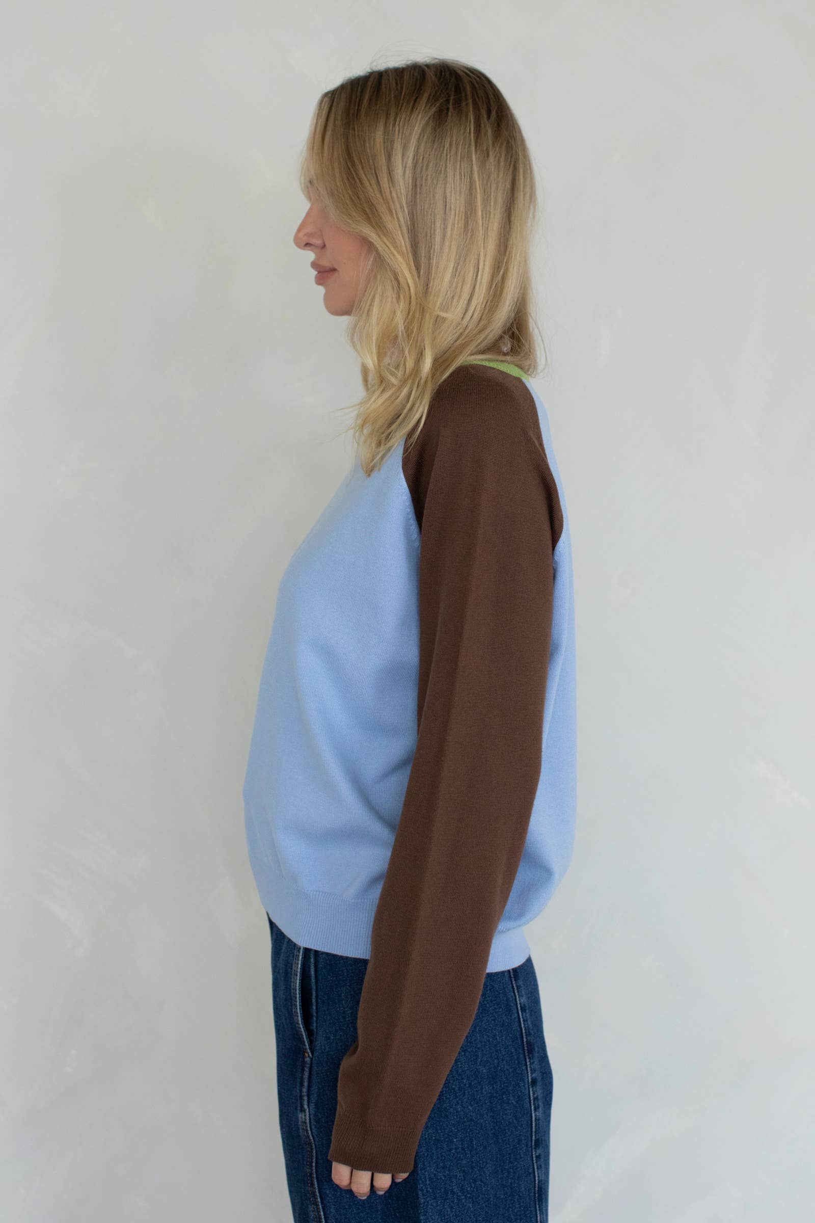 Combo Azzurro Maglione Amber in vendita all'ingrosso su Faire2