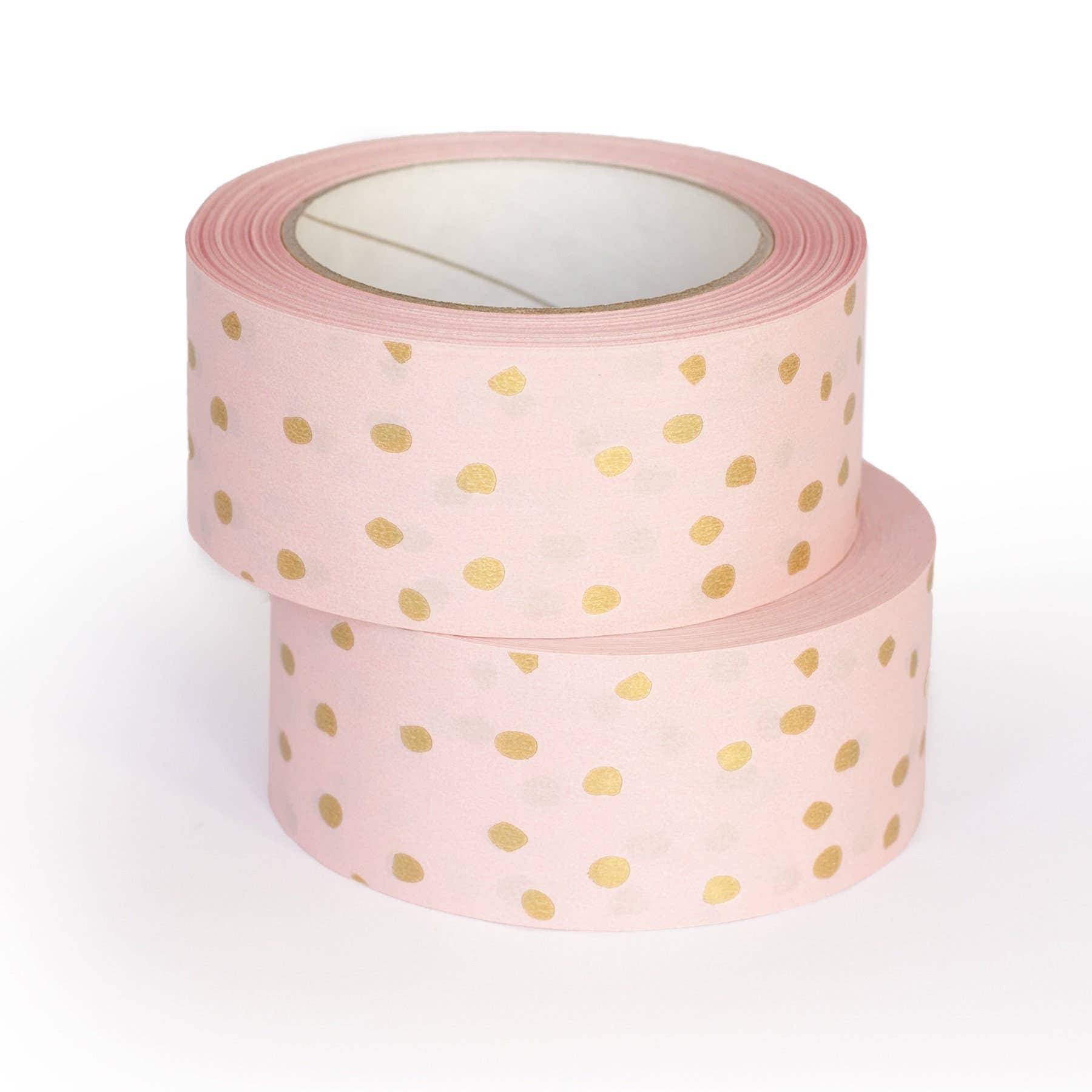 Packplan - Wholesale Tape - Pink tape with gold polka, Packaging tape3