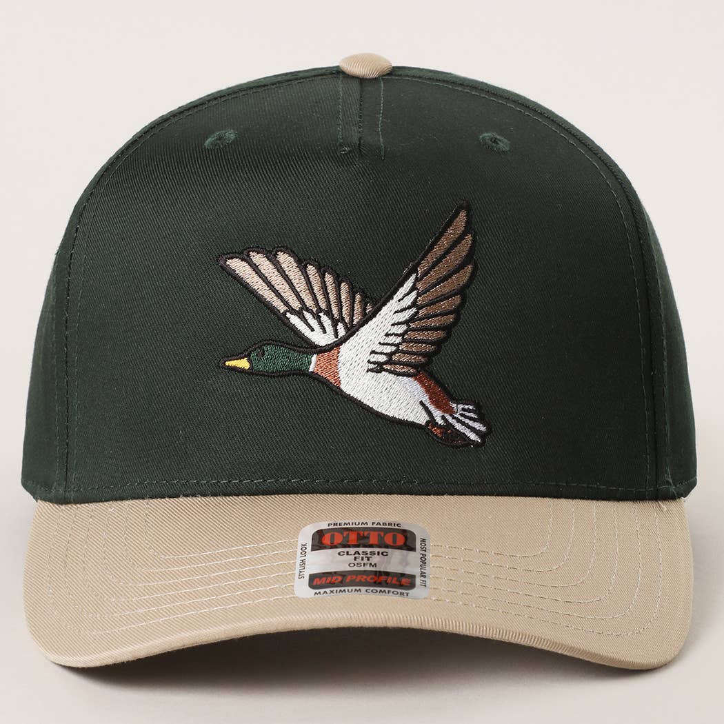 Fashion City - Wholesale Trucker Hat - Unisex - Flying Mallard Graphic Embroidered Trucker Hat 3