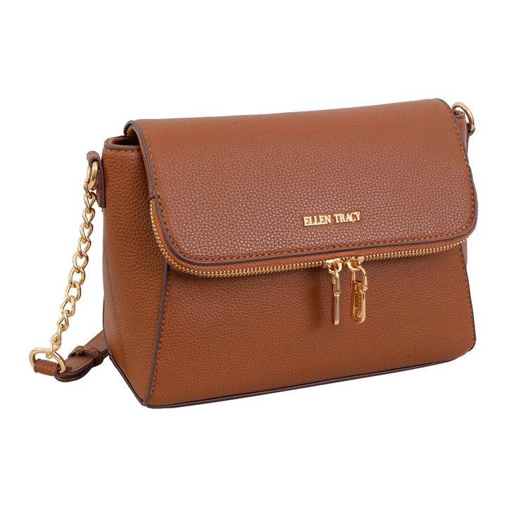 Magid - Wholesale Crossbody Bag - Women's - Ellen Tracy Pebble Grain Crossbody