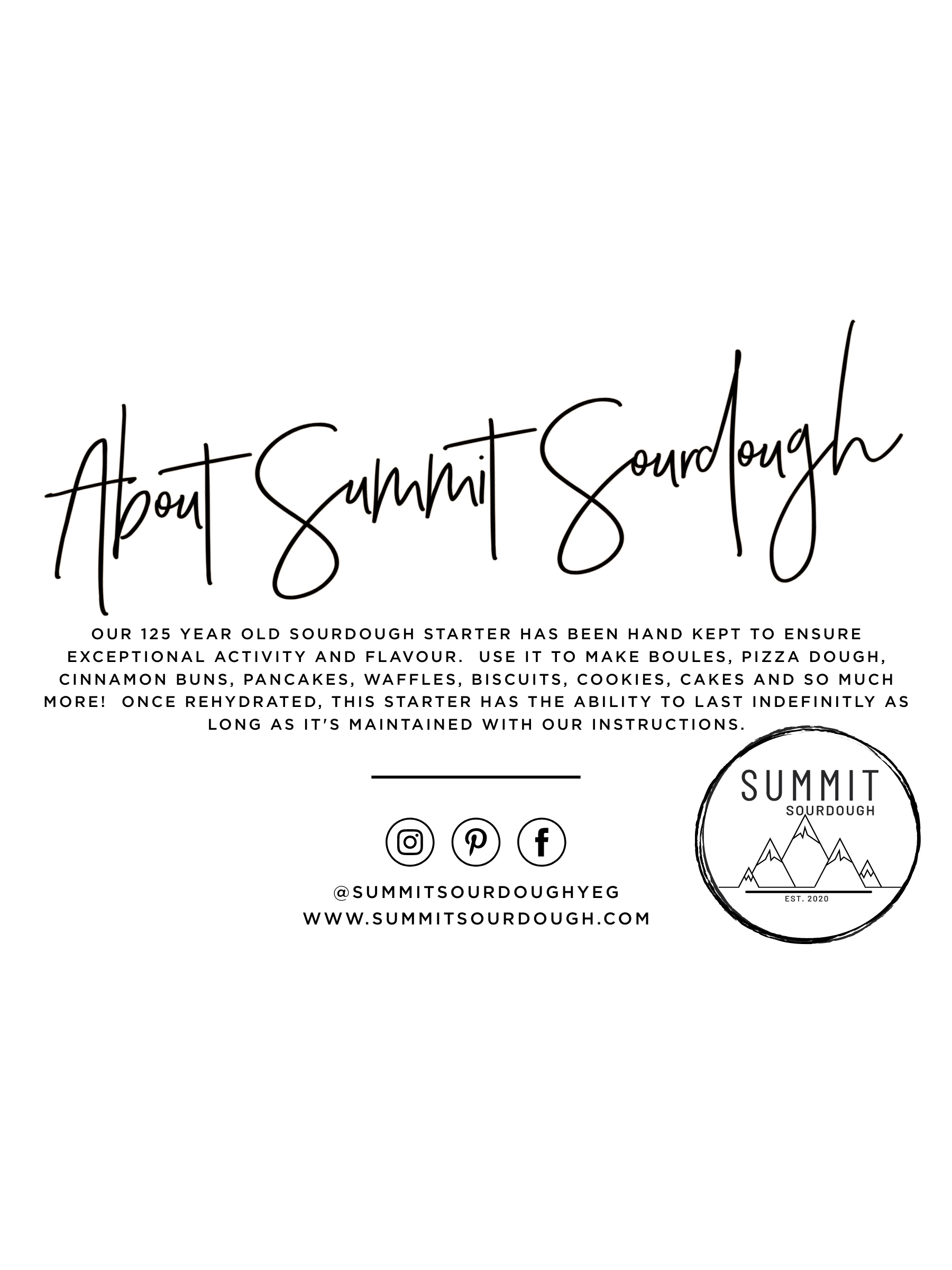 Summit Sourdough - Wholesale Bread Mix - 130 Year Old Summit Sourdough Starter Kit3