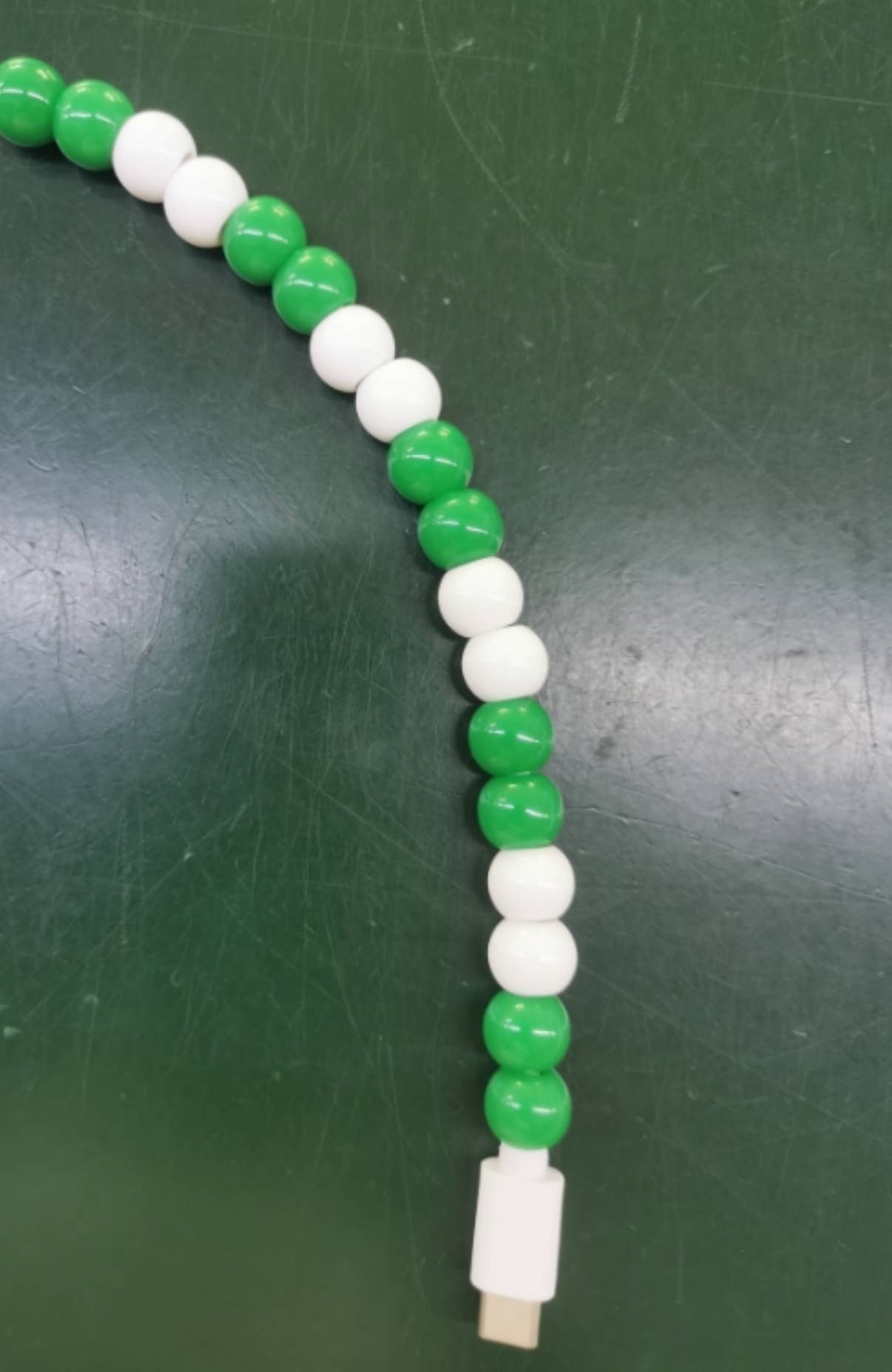 Shop Hotline - Wholesale Charging Cable - Charging Cable - Green & White - Christmas Gift