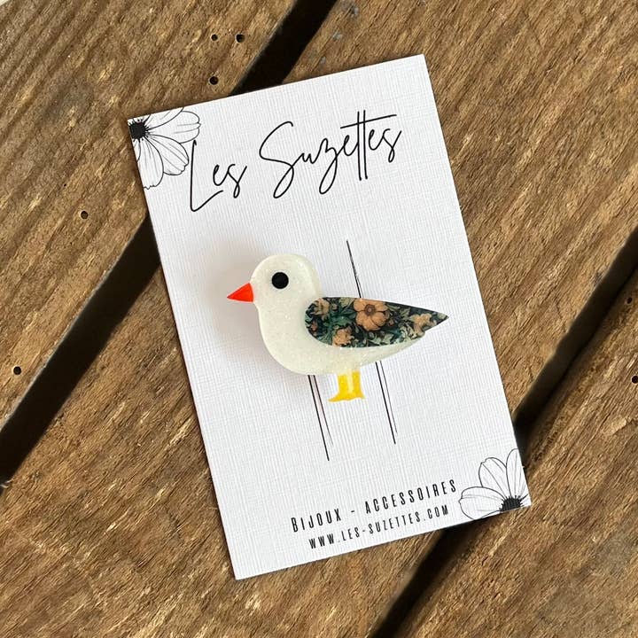 Huguette Léontine brooch for wholesale by Les Suzettes