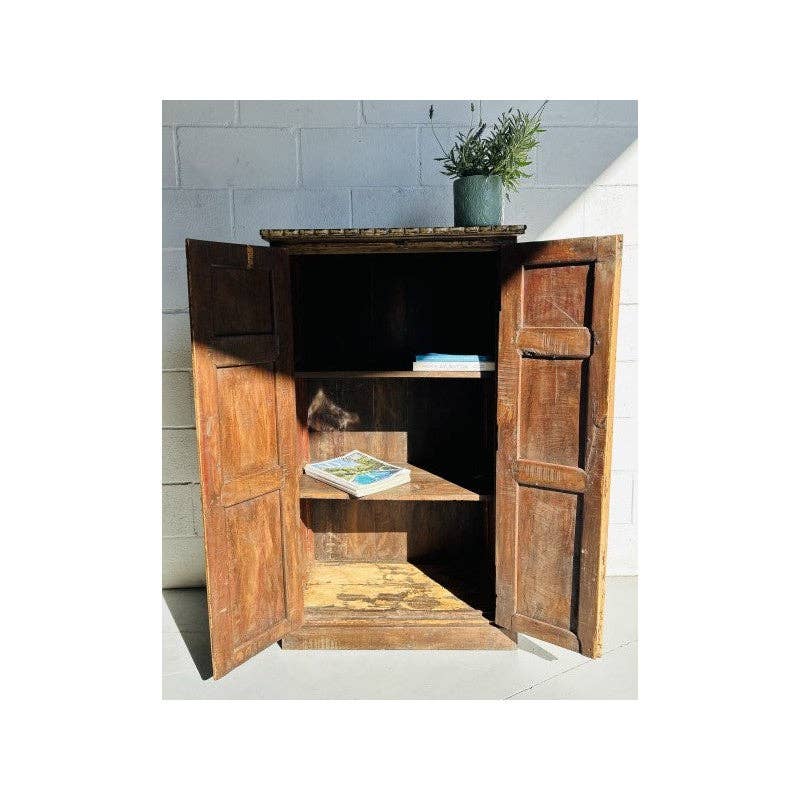 Paloma Black (Casa Natura Design, S.L.) - Wholesale Cabinet - Burnt Orange Fronted Furniture With Green Side Panels4