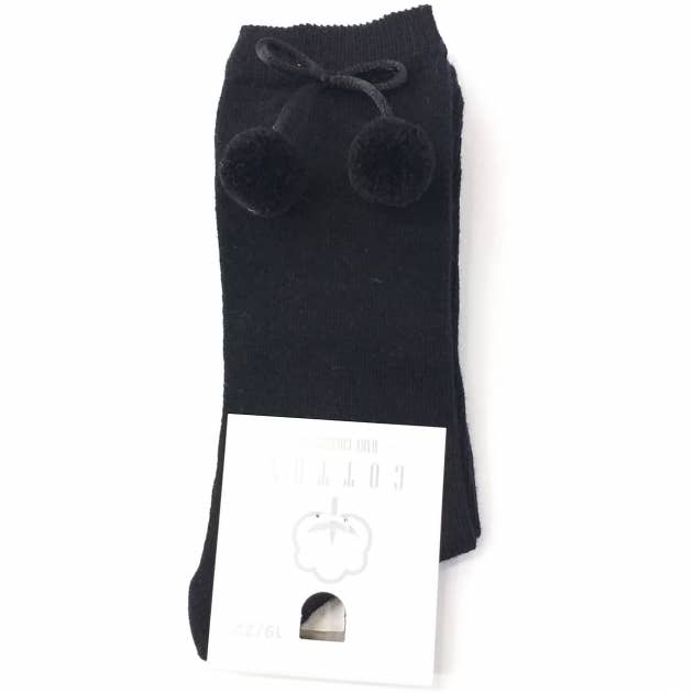 Cotton Socks - Wholesale Socks - Kids & Baby - HIGH SOCK WITH POM POM8