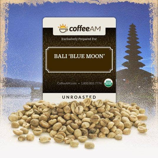 CoffeeAM - Wholesale Coffee Beans - Organic Bali 'Blue Moon' Green Coffee