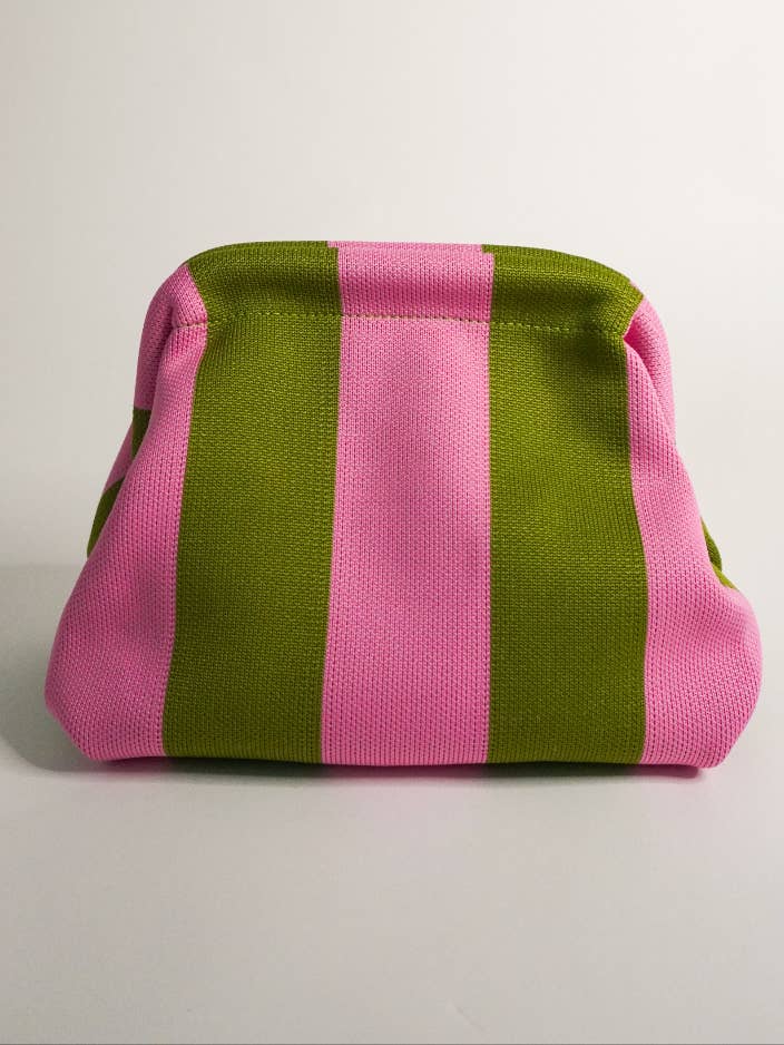 The Green & Pink Everywhere Clutch for wholesale by A Bag Concept