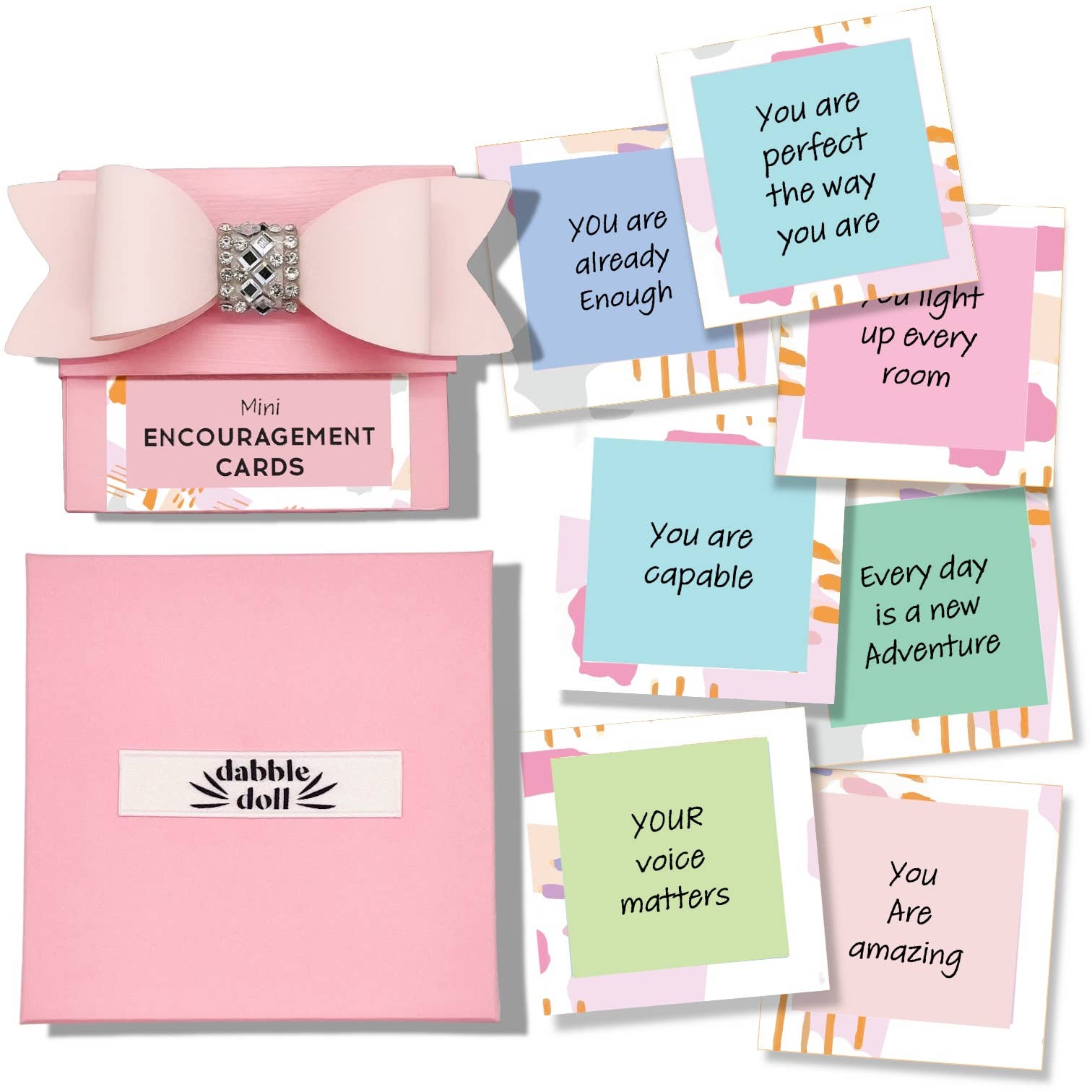 Dabble Doll - Wholesale Encouragement Card - Encouragement Cards - Gift Set with Box0