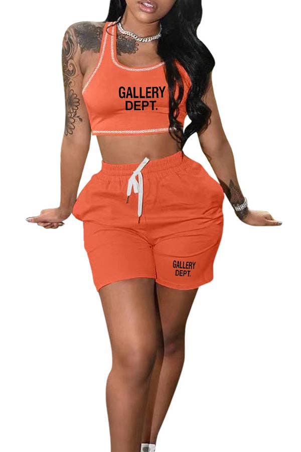 MB Fashion Wholesale - Wholesale Top & Short Set (NOT Loungewear) - Women's - MB FASHION O-NECK PRINTED SHORT SET 323LY15