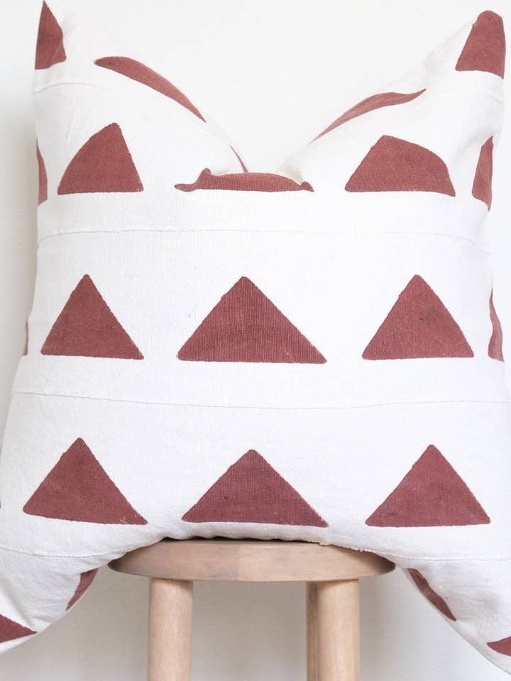 Lulu Mudcloth Pillow for wholesale by Twenty Third by Deanne