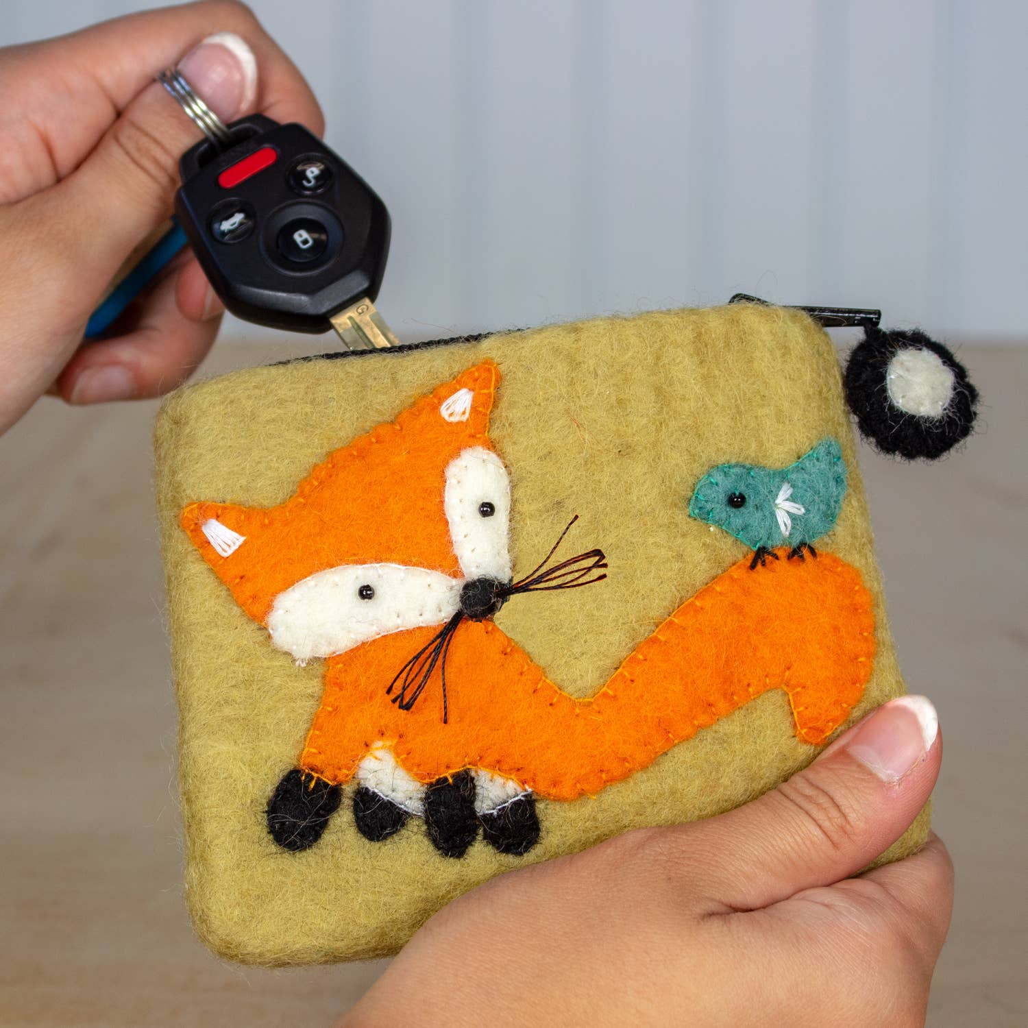 dZi Handmade – wholesale Coin purse – Women’s – Fox Coinpurse2