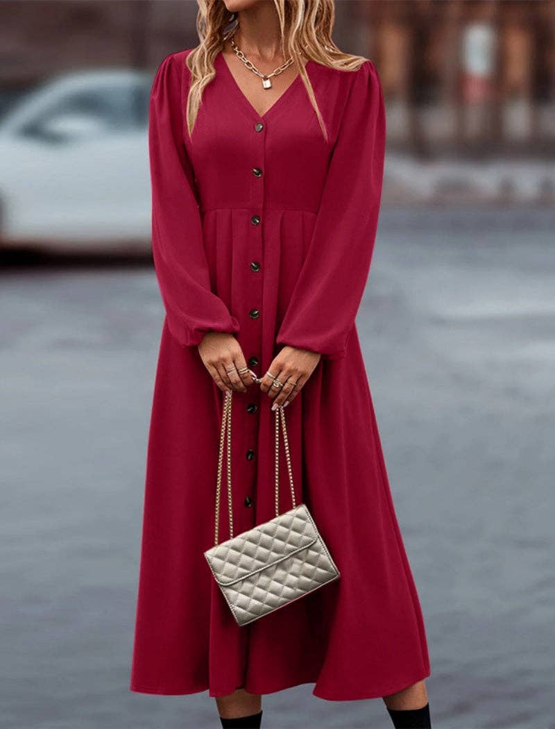 safistyle - Wholesale Dress - Women's - High-Waisted A-Line Dress5