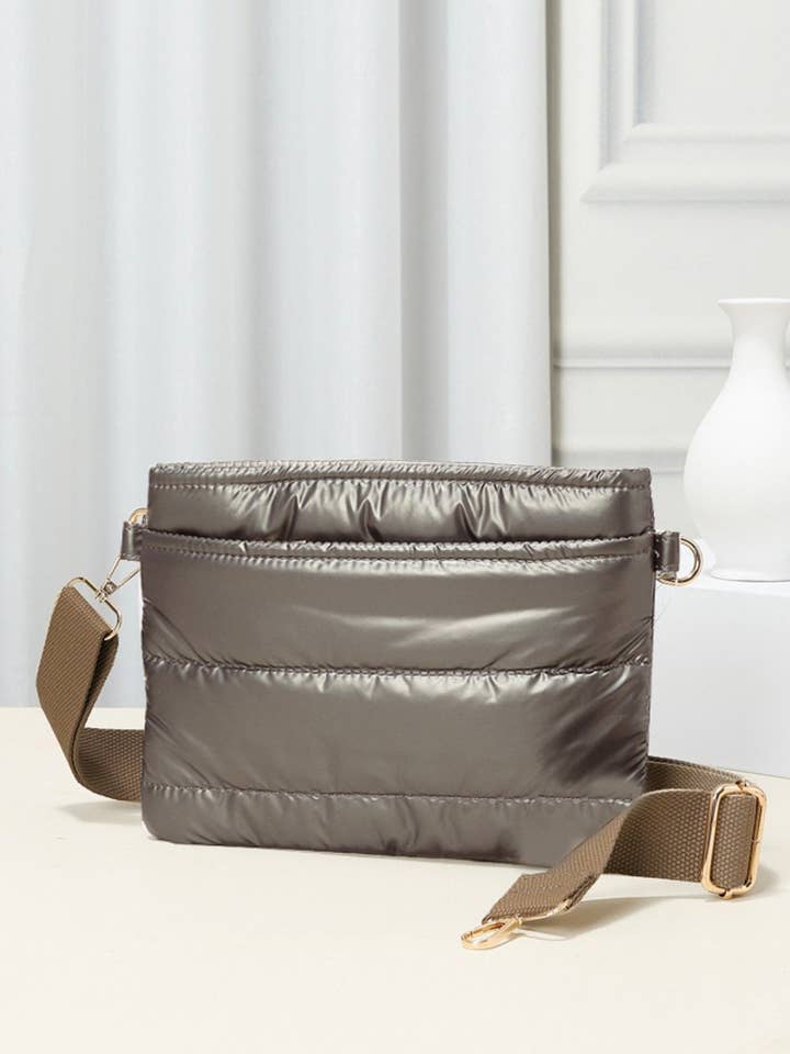 Bailey Puffer Quilted Women's Crossbody Bag for wholesale by MiMi Wholesale
