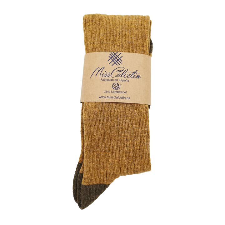 MissCalcetin High Cloth Honey-Green Hunting Socks for wholesale by MissCalcetin
