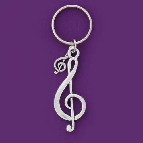 Treble Clef Keychain for wholesale by Basic Spirit