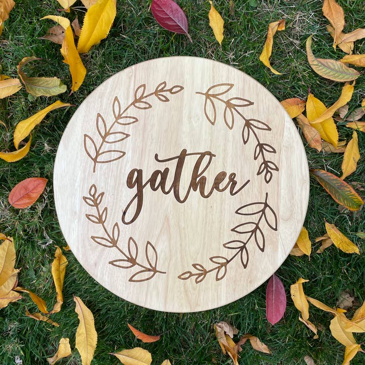 Wood & Ash - Wholesale Lazy Susan - Gather Lazy Susan2