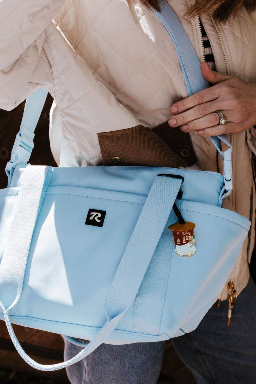 R.Riveter - Wholesale Tote Bag - Women's - Mattie Large | Reveille Sky Nylon3