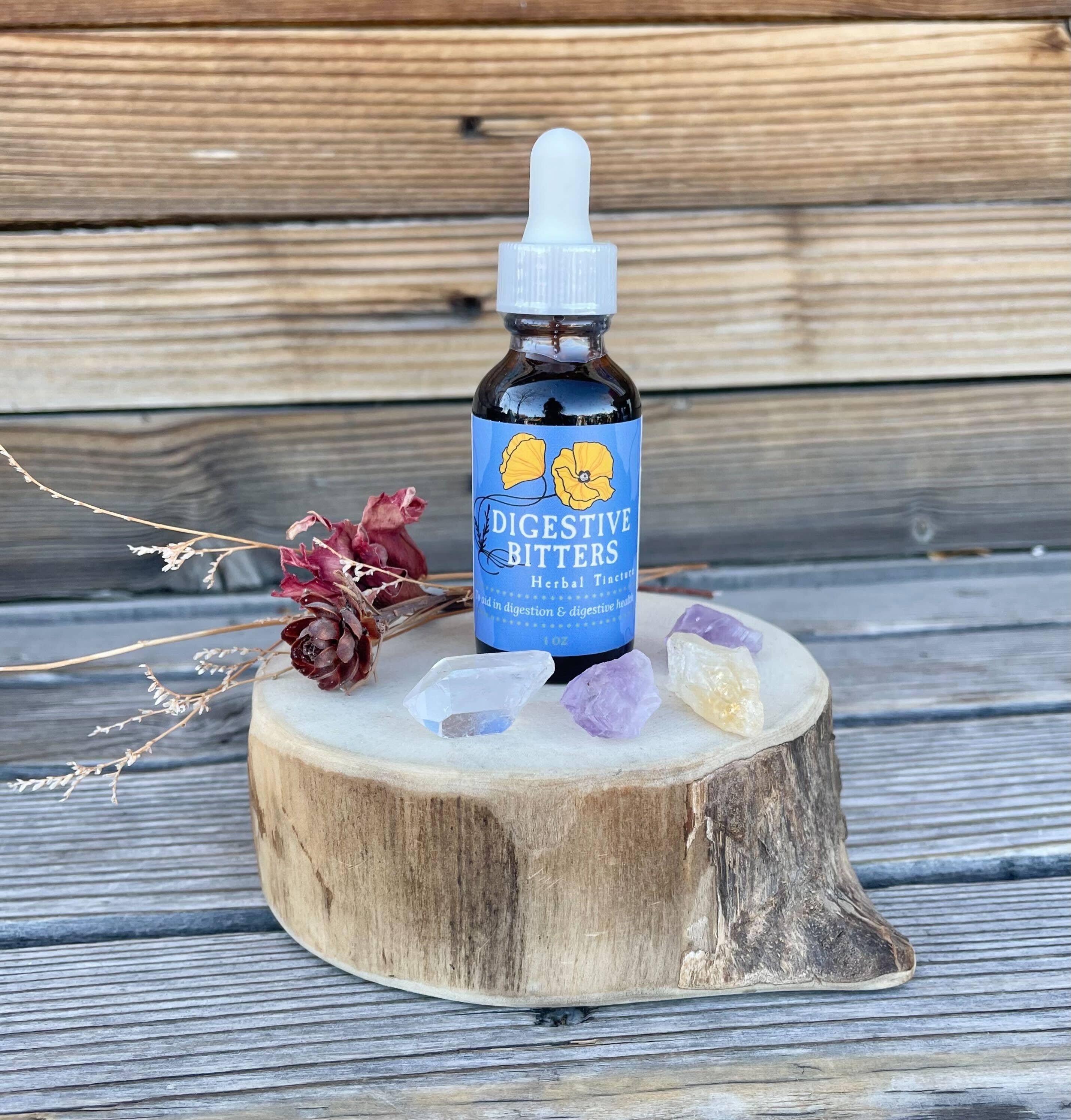 Golden Poppy Herbal Apothecary - Wholesale Tincture - Digestive Bitters Tincture, 1 oz1