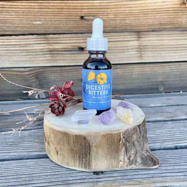 Golden Poppy Herbal Apothecary - Wholesale Tincture - Digestive Bitters Tincture, 1 oz1