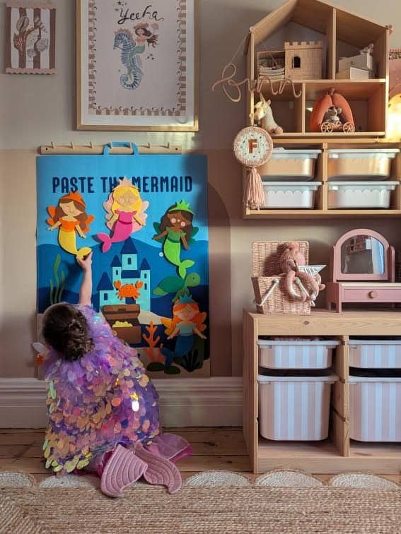 Paste The Mermaid Felt Play Board for wholesale by The PlayMakers Co