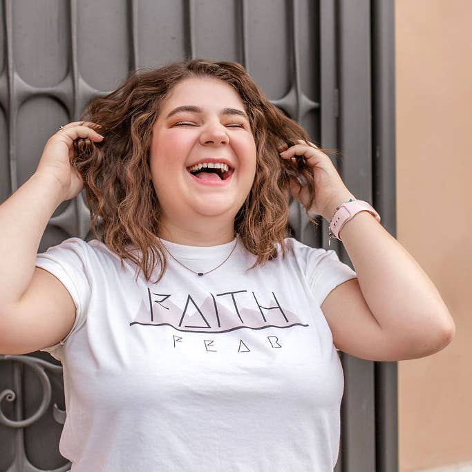 Hello Beauty Full & Co. - Wholesale Screen Printed T-Shirt - Women's - Graphic V neck T-Shirts for Women, Inspirational8