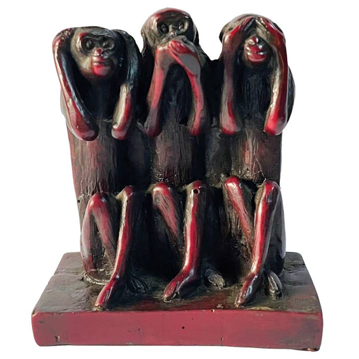 Yak & Yeti - Venta al por mayor Escultura - Estatua de los Tres Monos Sabios