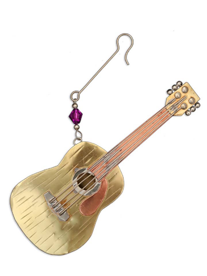 Acoustic Guitar Ornament for wholesale by Pilgrim Imports