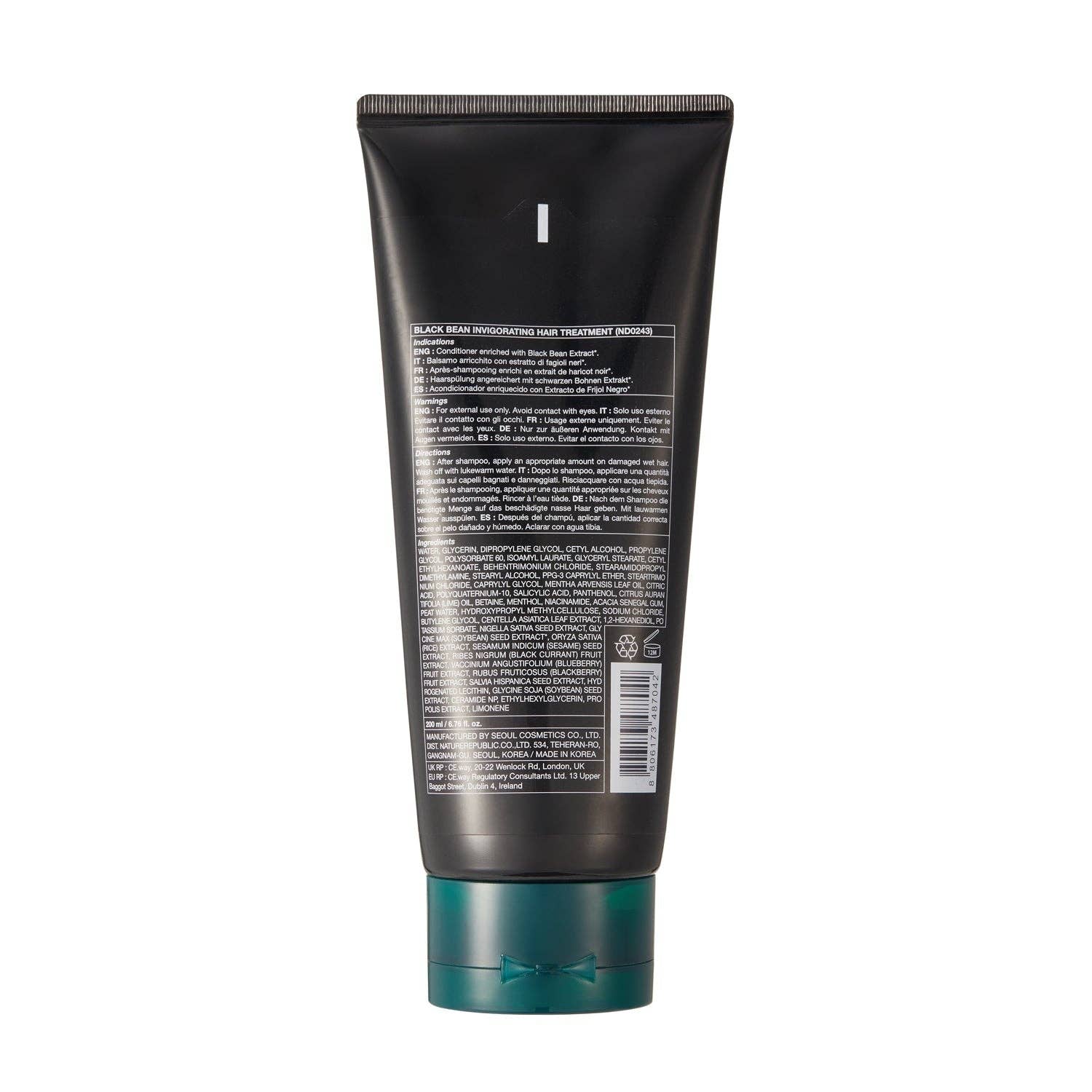 VIAI Beauty – wholesale Scalp/hair treatment – Nature Republic Black Bean Invigorating Hair Treatment6