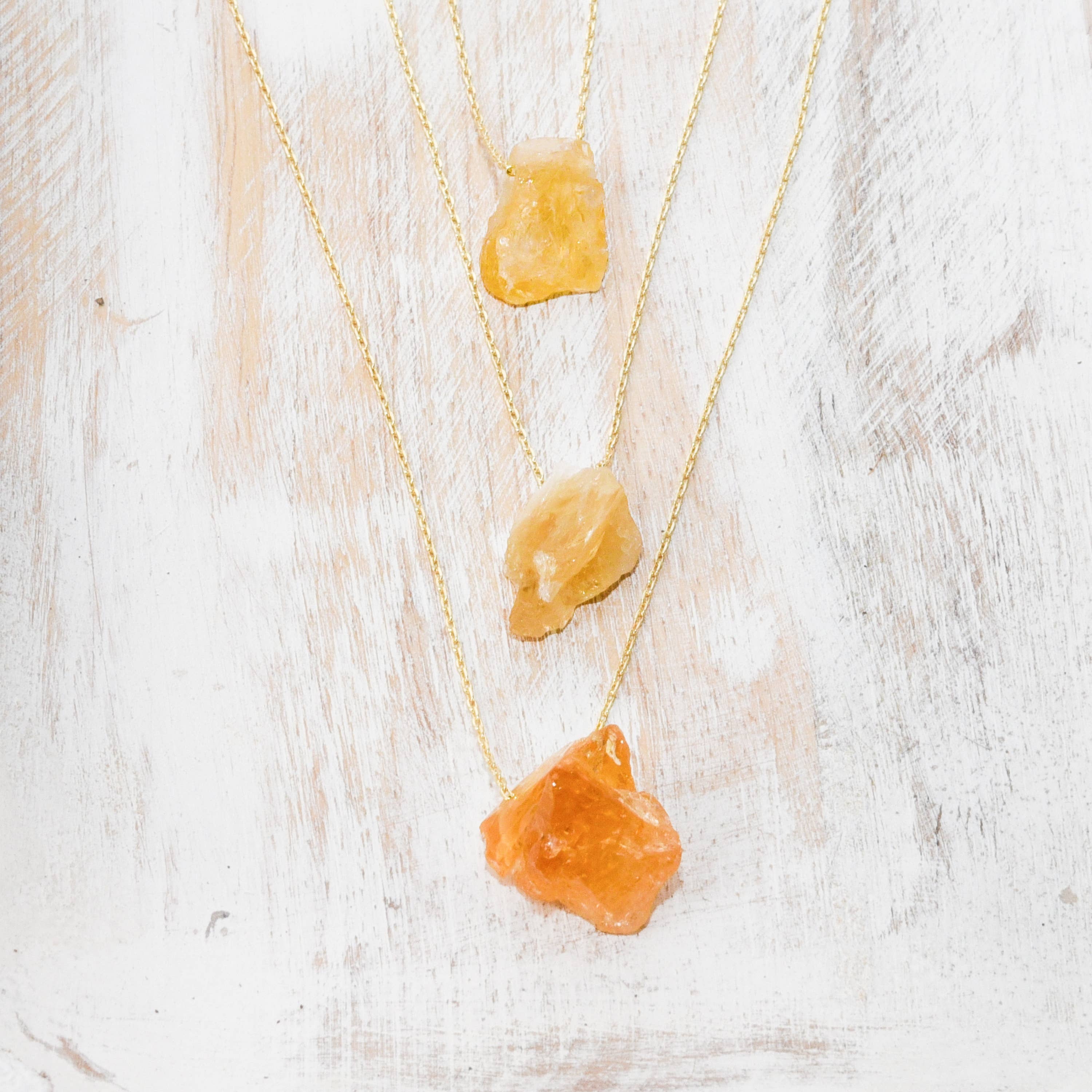 Soul Charms - Wholesale Pendant/Charm Necklace - Dainty Raw Crystal 14K Gold, Silver Birthstone Necklace34