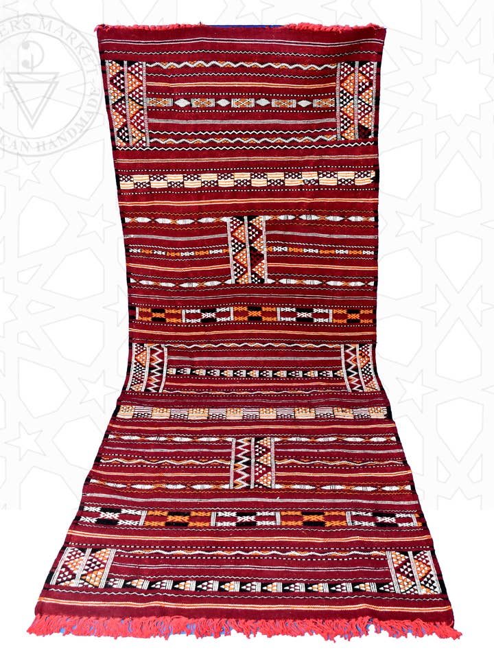 Tapete marroquino flatweave kilim por atacado de Berbers Market