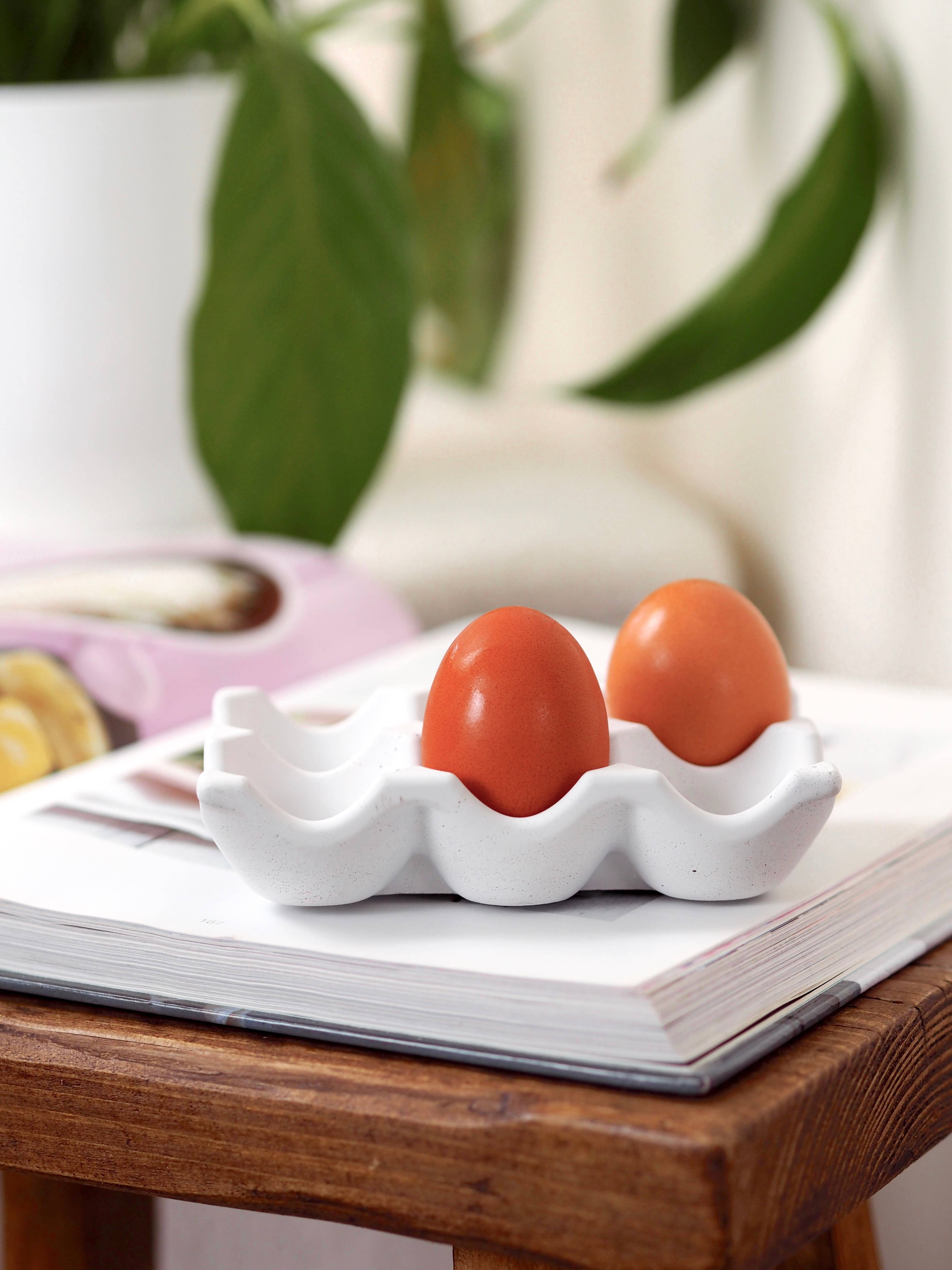 Feathered Oak - Wholesale Egg Cup/Holder - Concrete Egg Tray | Egg Storage4