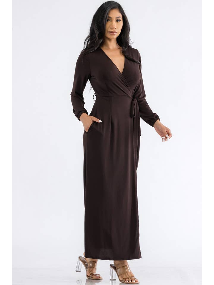 H&H Fashion Inc. - Wholesale Dress - Women's - HH548X1-LS PLUS SIZE LONG SLEEVE MAXI DRESS5