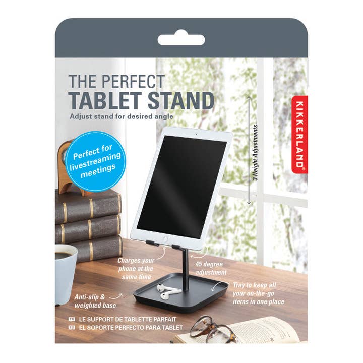 Kikkerland Design Inc - Wholesale Phone/Tablet Stand - The Perfect Tablet Stand
