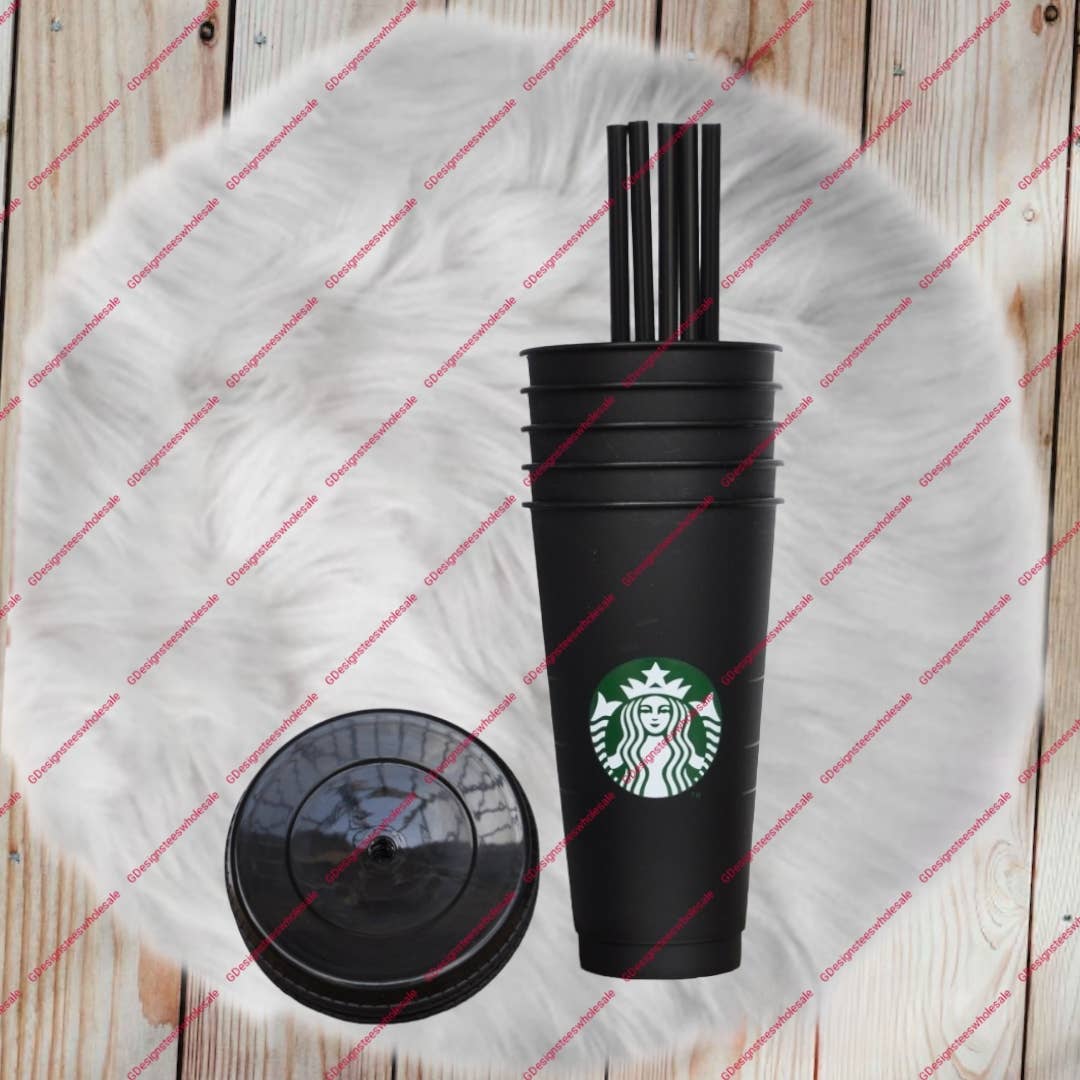 GDesignstees – wholesale Insulated mug/tumbler – Starbucks Black 24oz Cold Cup1