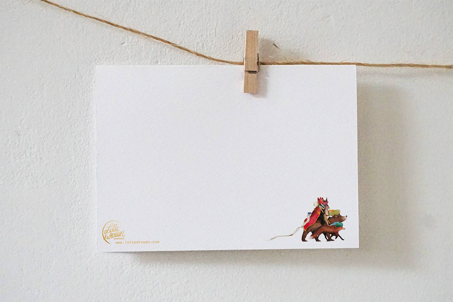 Lotte Drouen - Wholesale Postcard - Sinterklaas card1