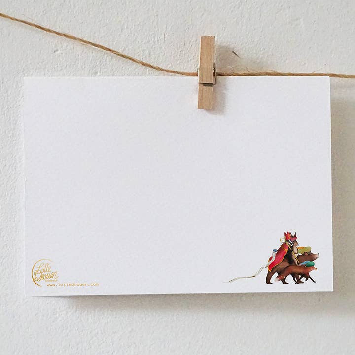 Lotte Drouen - Wholesale Postcard - Sinterklaas card1