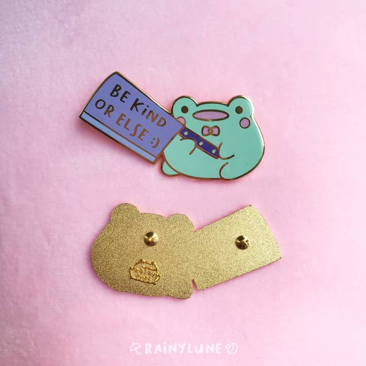 Rainylune – Großhandel Anstecker/Button – Freund der Frosch-Messer-Pin